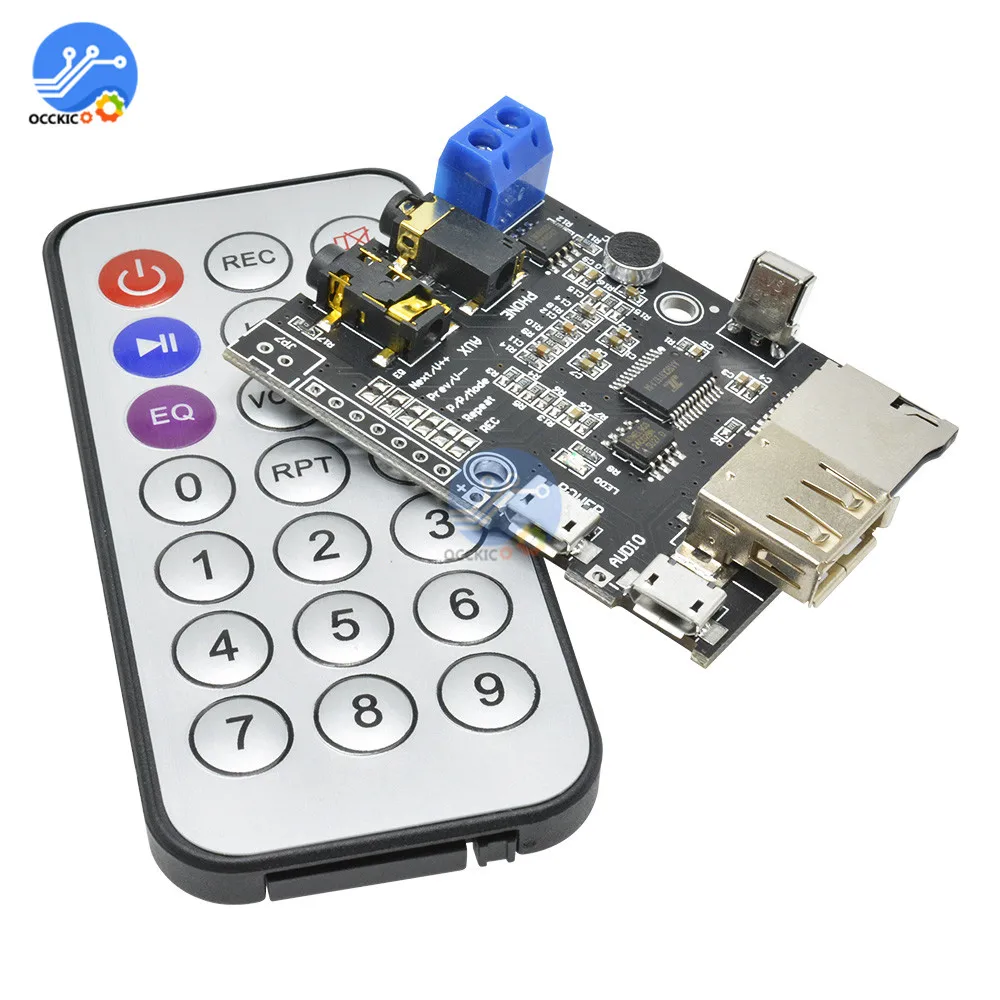 Плата декодера MP3 DAC USB 5 В WMA + WAV модуль аудио усилитель плеер декодирования