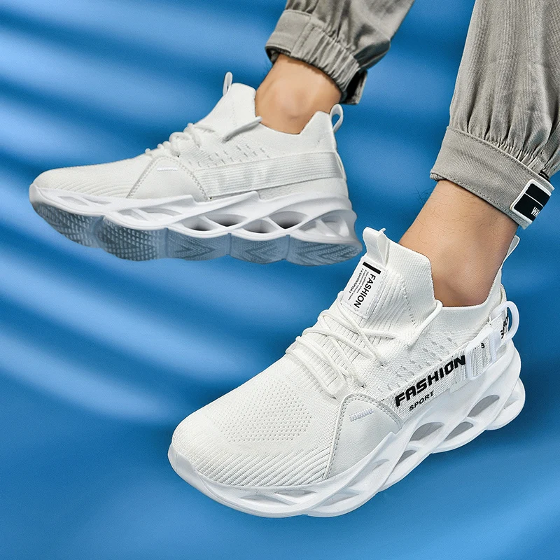 

Spring Autumn Men Shoes Breathable Trendy Casual Frenulum Sneakers Summer Women Platform Light Soft Sports Shoes Big size48 New