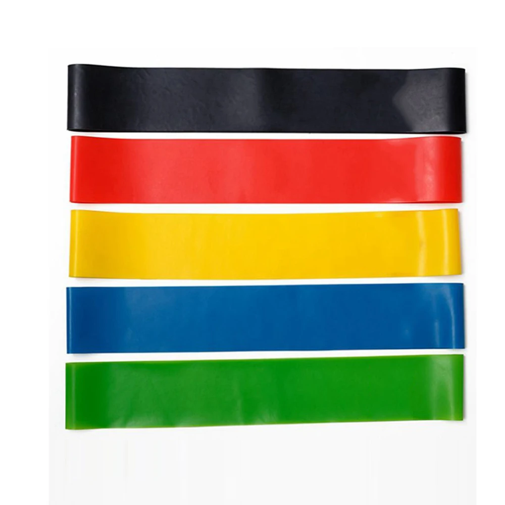 5 шт. резинки для йоги Уличное оборудование фитнеса 0 35 мм-1 1 мм эластичные