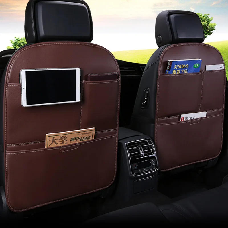 Многофункциональная сумка для хранения на заднее сиденье автомобиля защитная и