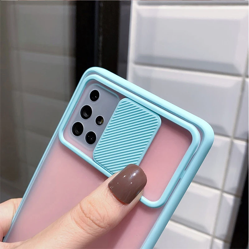 slide camera lens protector phone case for xiaomi mi 11 lite 5g 11t 10t poco x3 f3 m3 redmi 9t note 11 10 9 pro 9s 8 clear cover free global shipping