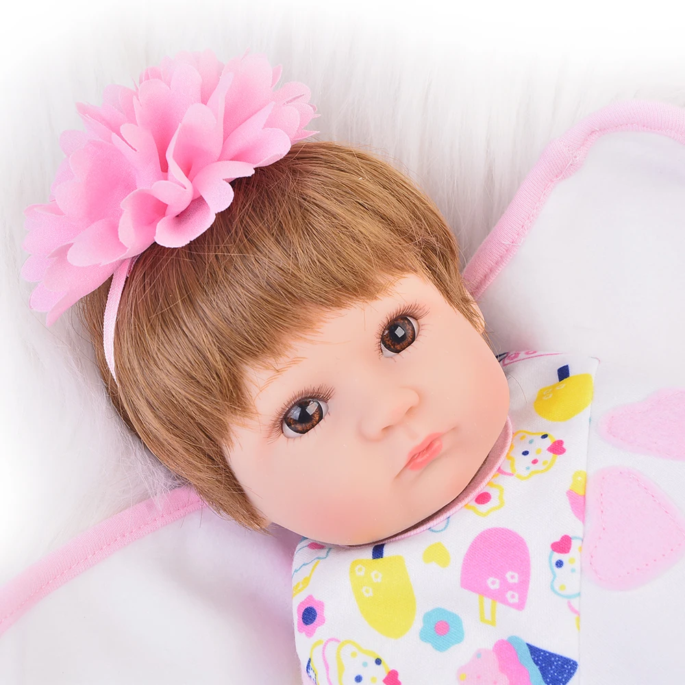 42 см 3/4 силиконовая кукла для новорожденных Нетоксичная bebe ручная работа игрушка