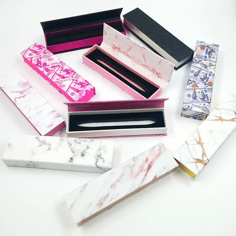 

Eye Liner Adhesive Pen Package Box Eyelashes Eyeliner Glue Lash Empty Case With White Black Tray
