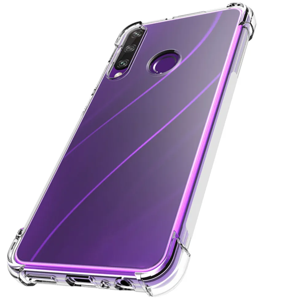 Силиконовый чехол Huawei Y6P для хуавей y6p Y5P Y8P телефона+камера+стекло Мягкий