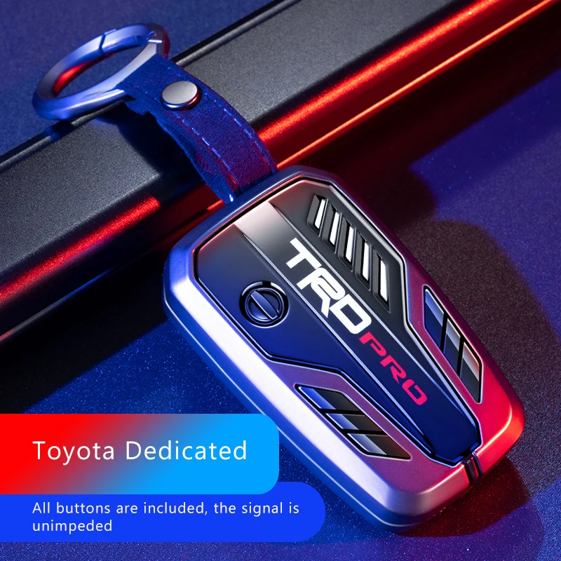 Чехол для ключей Toyota Crown CH-R Camry Markx Corolla Vito Prado Land Cruiser RAV4 2017 2018 2019 2020 2021 - купить по