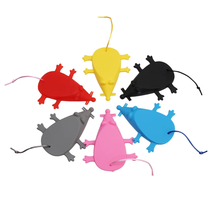 1pc de animales de dibujos animados lindo Mouse forma de Gel de s&iacute;lice de tap&oacute;n de la puerta suministros para seguridad de beb&eacute;s proteger beb&eacute;s, ni&ntilde;os seguro suministros nuevos-4