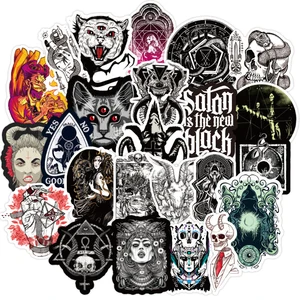 103050pcs new gothic style horror devil witch graffiti stickers skateboard luggage guitar laptop cool decal stickers kid toy free global shipping