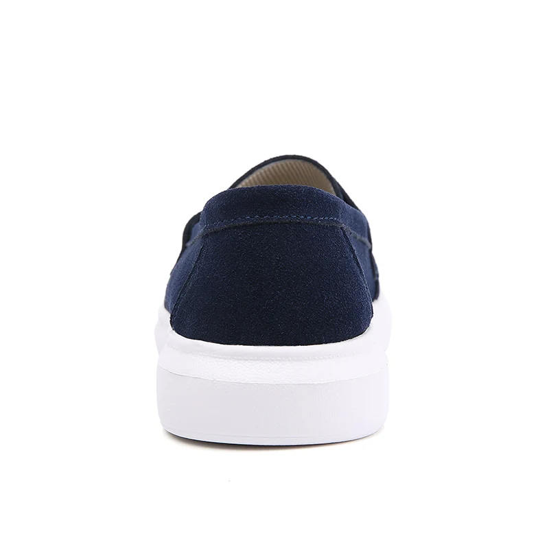 Мокасины EOFK женские на плоской подошве замшевые мягкие Модные Повседневные