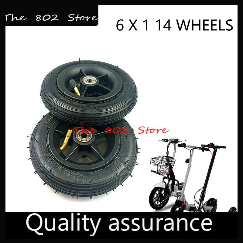 

6X1 1/4 CST 6-дюймовая пневматическая шина 6x1,5 внешняя шина и внутренняя трубка колеса со ступицей из сплава для электрического скутера электрон...