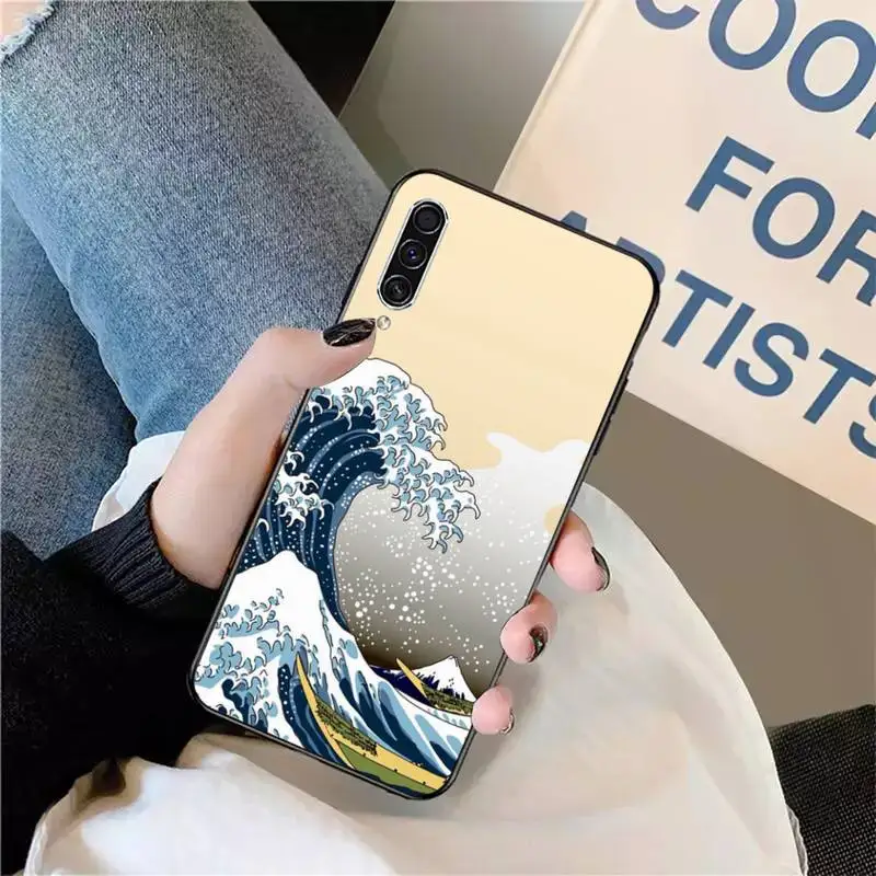 

The Big Wave of kanagawa Phone Case For Samsung galaxy S 9 10 20 A 10 21 30 31 40 50 51 71 s note 20 j 4 2018 plus