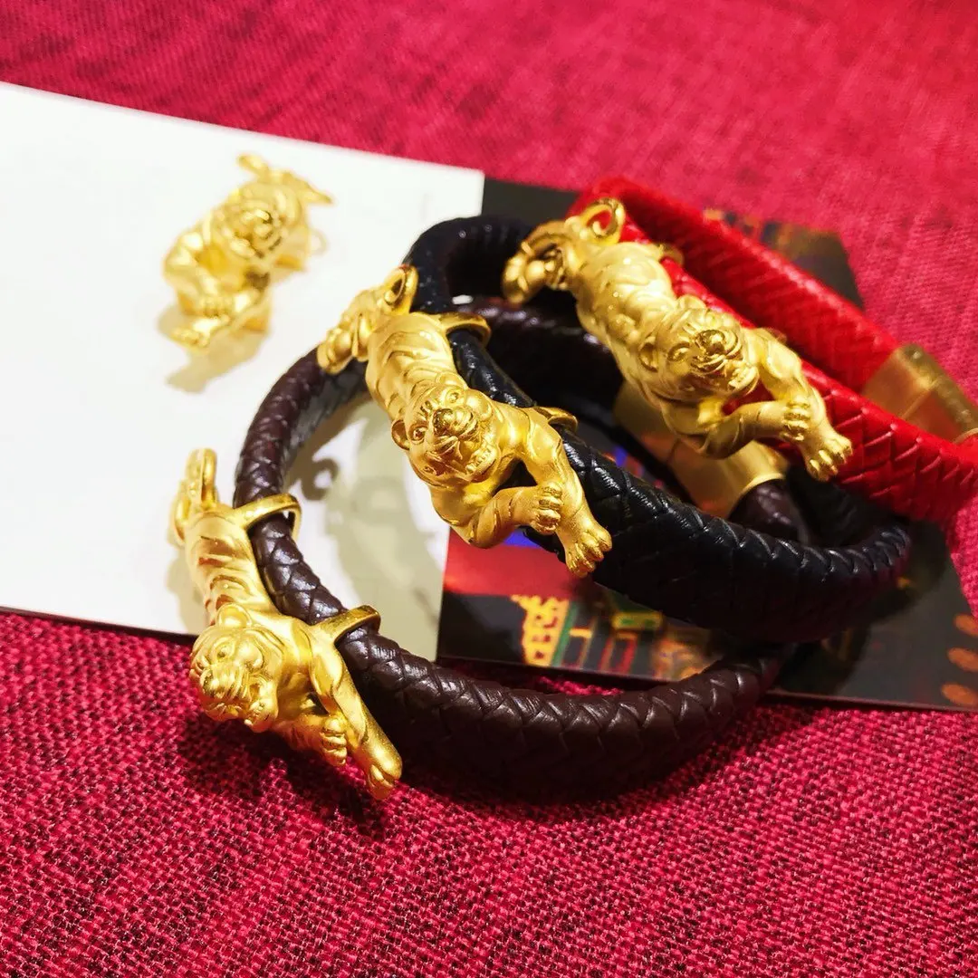 HX 24K браслет из чистого золота, настоящий 999 твердый золотой браслет,высококлассный красивый классический ювелирный браслет, горячая Распродажа,новинка 2023