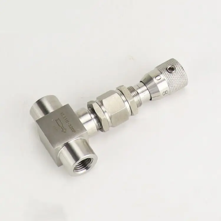G 1/8 &quot1/4&quot NPT 1/2 &quotигольчатый клапан из нержавеющей стали 304 микрорегулирующий