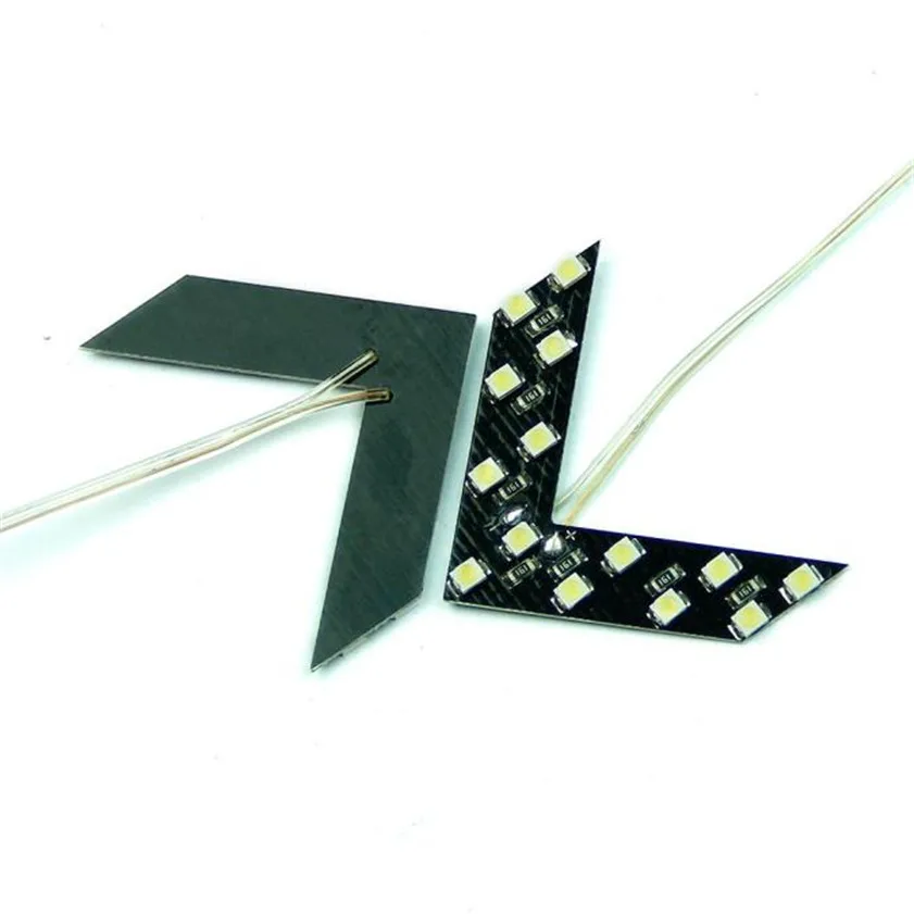 Светодиодная панель со стрелками для зеркала заднего вида 14 SMD 2 шт./лот высокое