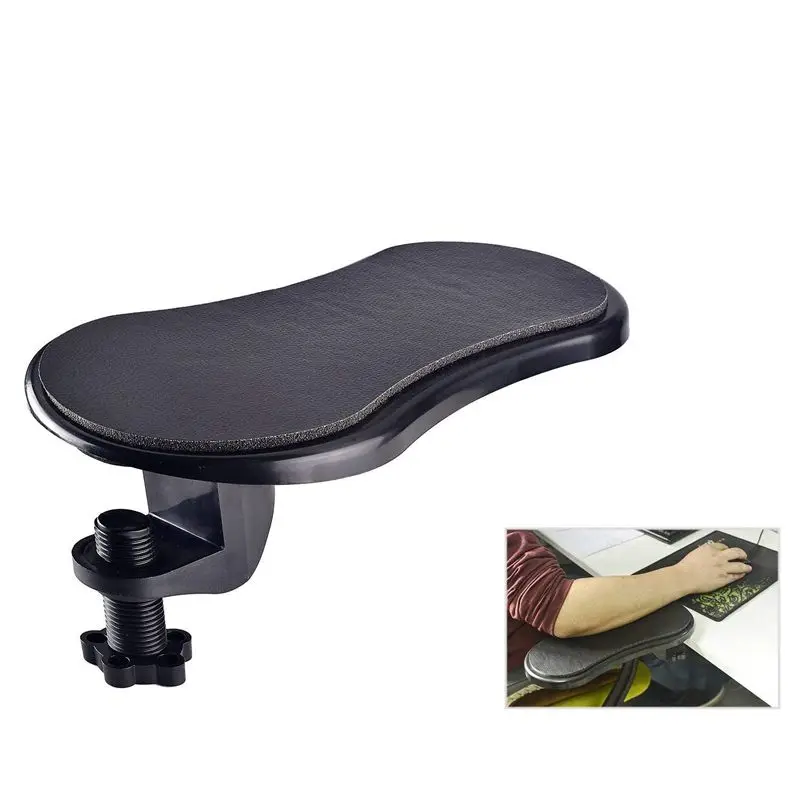 

Rotating Computer Arm Rest Pad, Ergonomic Adjustable PC Wrist Rest Extender, Desk Attachable Home Office Mouse Pad Health