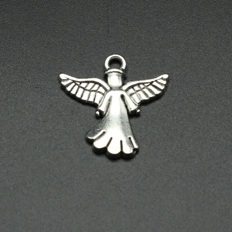 

CHxiuu Alloy Parts Charm Pendant 15PCS Angel 2020mm for Jewelry Making or Diy Bracelet Necklace Artware