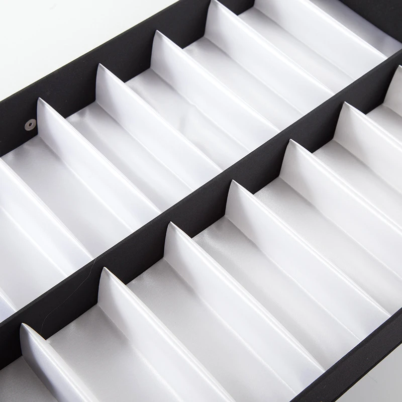 

Glasses Display Case 16 Pairs Storage Box with Foldable Lid for Sunglasses Glasses Box