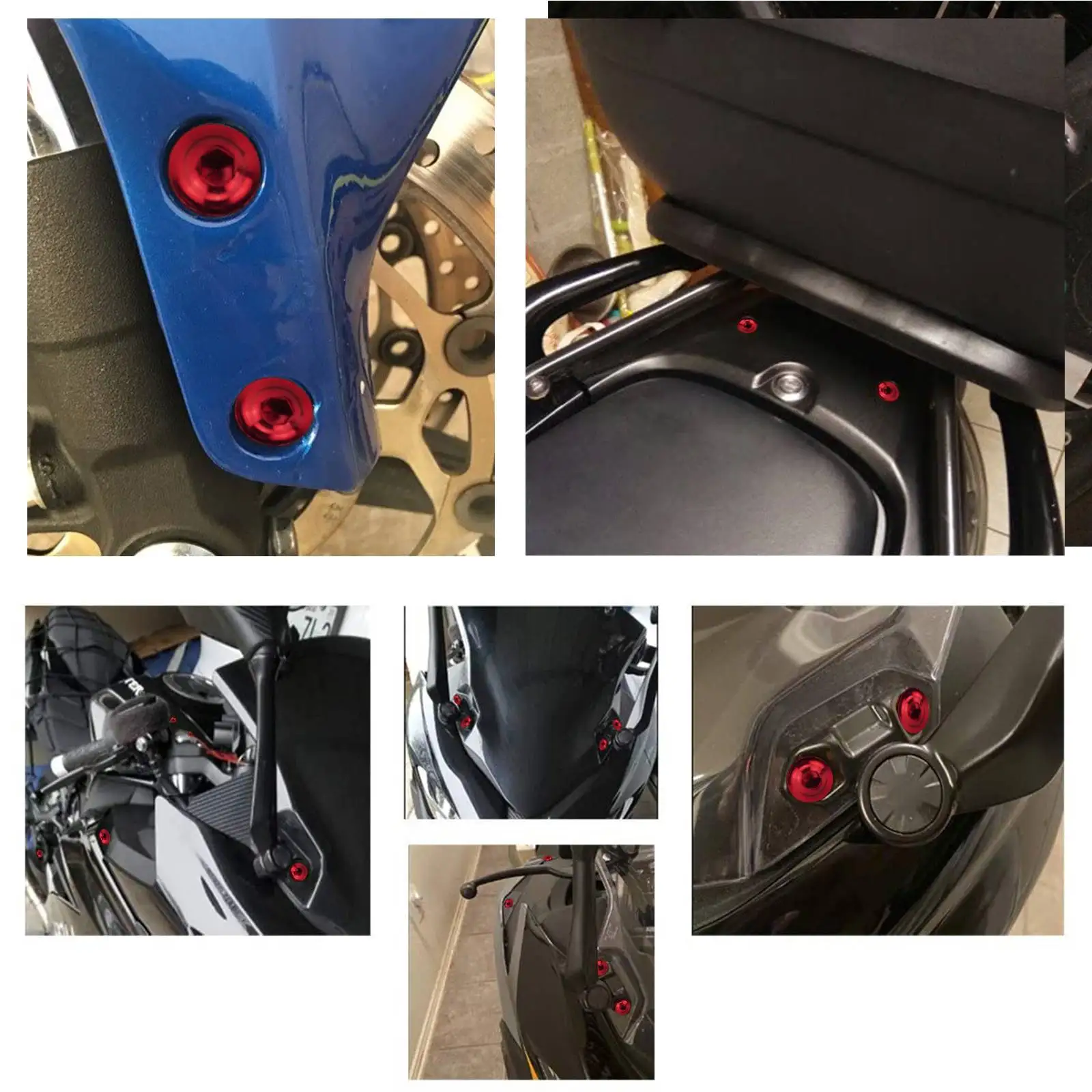 Подходит для Yamaha YZF R1 R6S R3 FZ6R XJR1300 FJR1300 комплектный Комплект болтов с обтекателем из