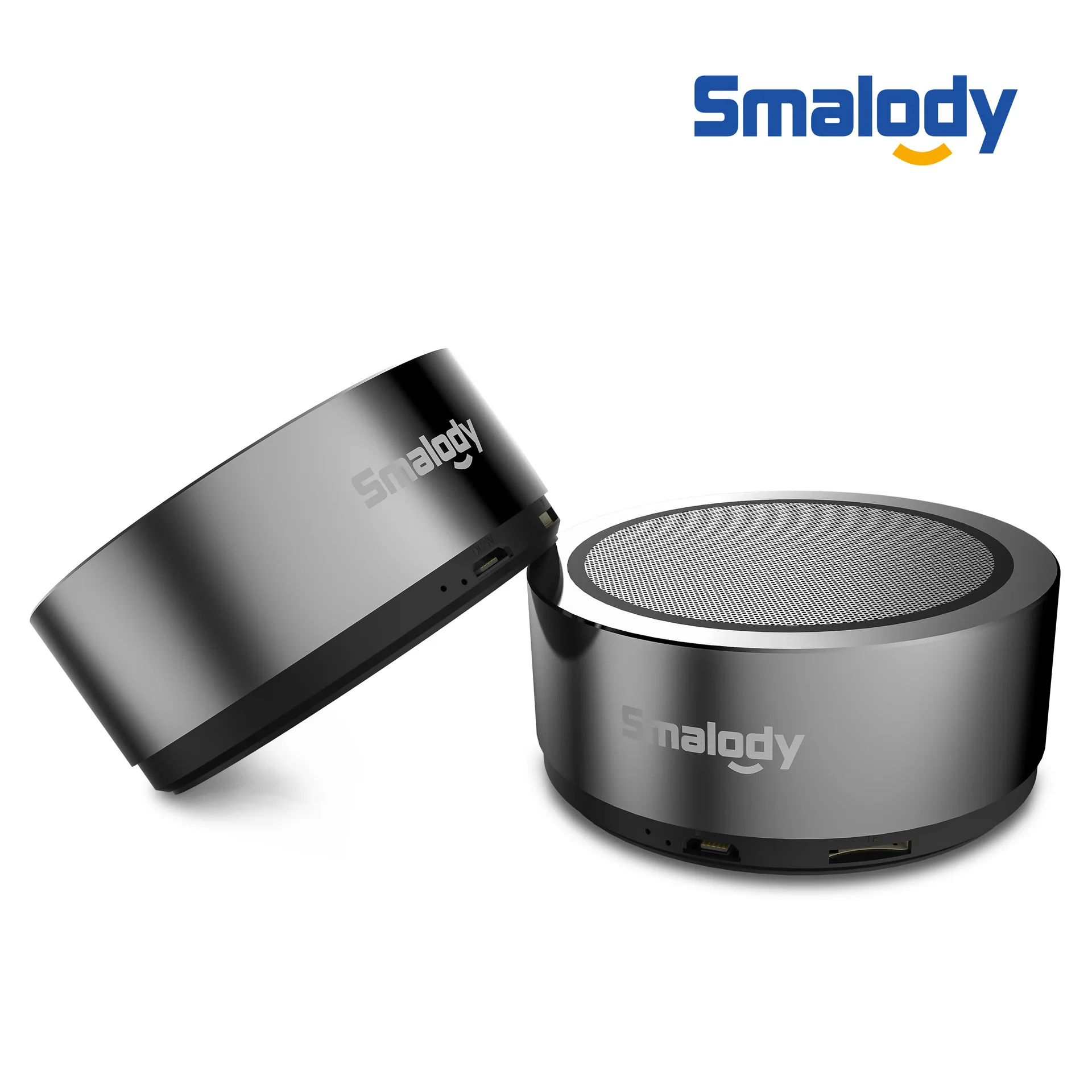 

Smalody 7080 Bluetooth Speaker TF Card Instert Wireless Bluetooth Aluminum Alloy Bass Small Steel Cannon Mini Audio