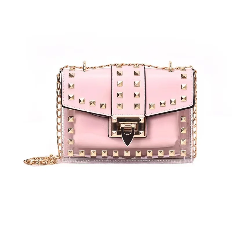 

2021 Hot Ins Style Designer Bags Luxury Style Pu Leather with Plastic Material Design Cool and Fashion Women Handbags