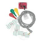 Модуль Ecg AD8232 измерение показателей ЭКГ Пульс Монитор Сердца ЭКГ модуль датчика мониторинга комплект