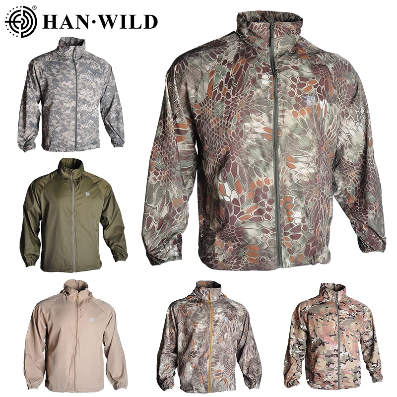 Ветровка Защитная тонкая армейская камуфляжная с защитой от УФ лучей|Походные