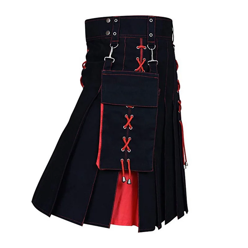 WENYUJH новинка 2019 осенняя Kilt Hybrid современные хлопковые джинсы килт для мужчин