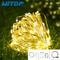 led string lights fairy garland cooper wire for outdoor home christmas wedding party decoration decor lamps waterproof 2m5m10m