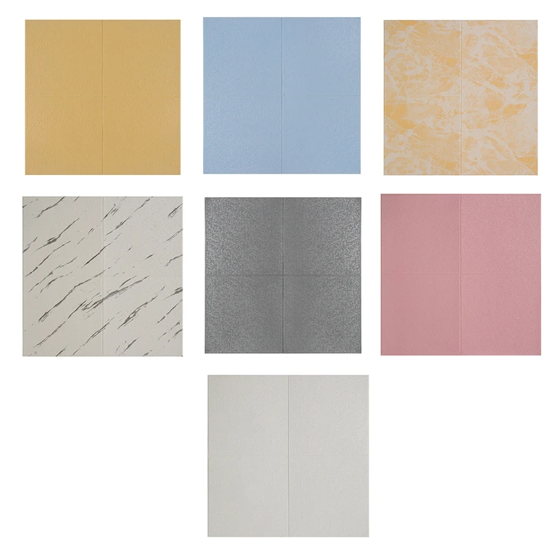 

3D Wall Sticker 70x70cm Pattern Bedroom Decoration Waterproof Self-adhesive Wallpaper For Living Room Kitchen TV Backdrop