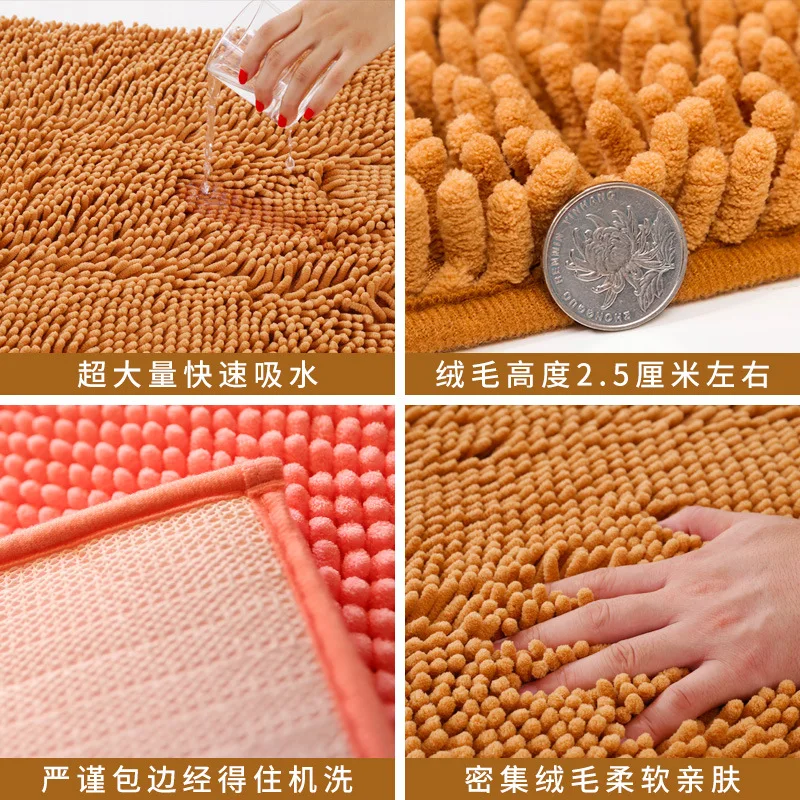 40 60 40120cm set absorbent microfiber bath mat soft and fluffy bathroom mat shower room carpet free global shipping