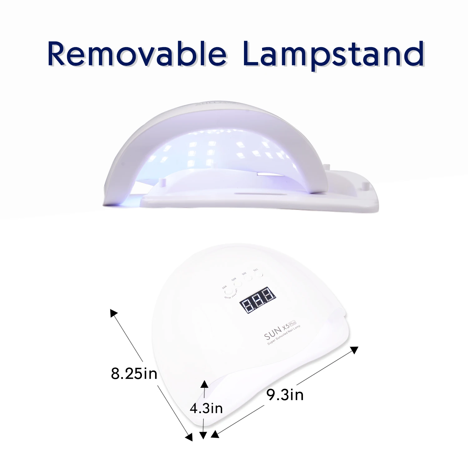 SUN 5X Plus UV LED Lamp For Nails Dryer 110W Ice Manicure Gel Nail Drying Varnish | Красота и здоровье