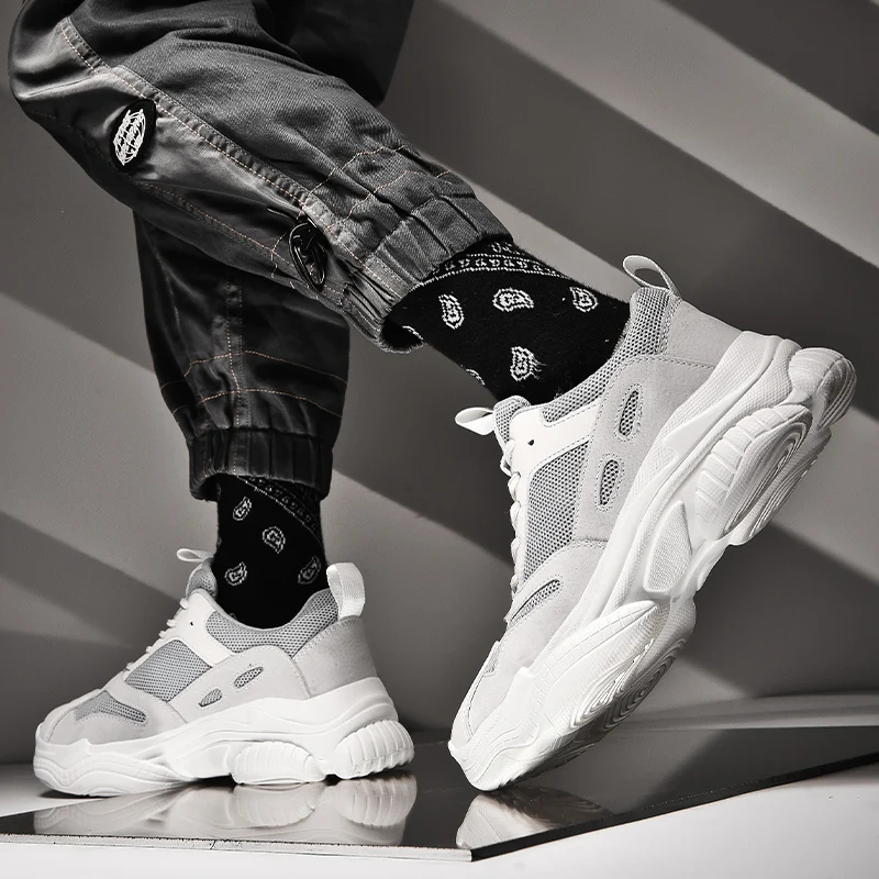 

Sport Casual Shoes Mens Causal Shoes Comfortable Casual Men Breathable Fashion Sneaker Man Shoe Summer Sneakers White