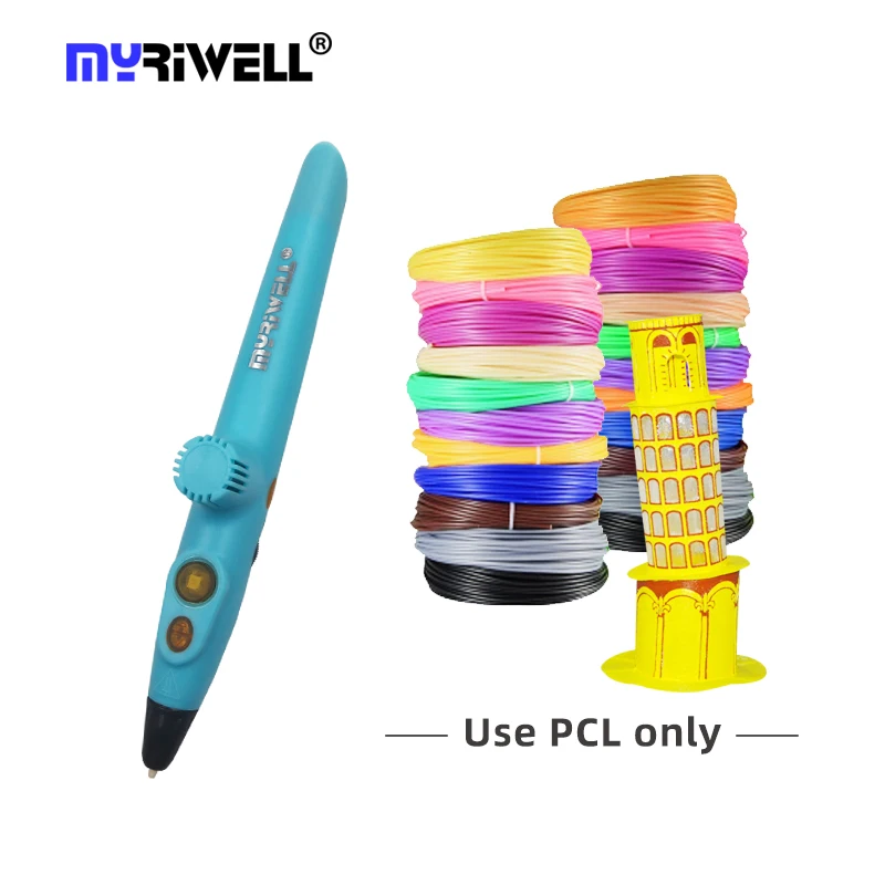 

Myriwell RP-200A DIY 3D Pen USB 3D Printing Pen 1.75mm PCL Filament Professional Creativity Toy Gift For Children Kids Design