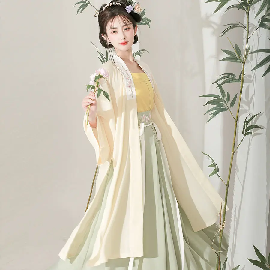 

Костюм Хана Соло из Звездных Войн Женская Студенческая одежда Song Qi Yao Ru, костюм-тройка с неувядающей старинной вышивкой