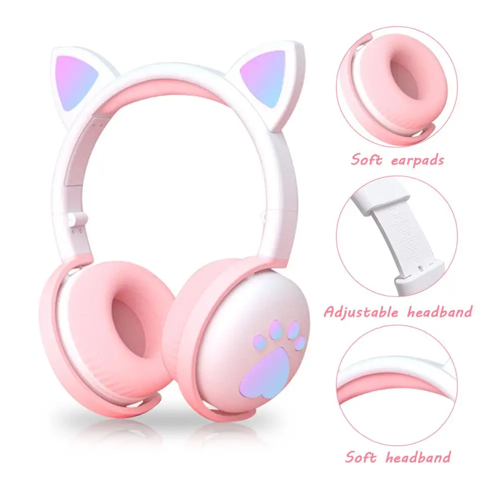 7.1 беспроводные наушнки СВЕТОДИОДНЫЙ беспроводной bluetooth наушник с микрофоном для