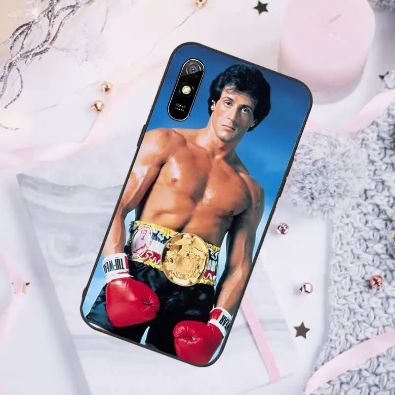 

Rocky Balboa Phone Case For Xiaomi Redmi note 7 8 9 pro 8T 9A 9S Mi Note 10 Lite pro