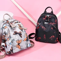 backpack 2019 new waterproof oxford cloth printing butterfly leisure travel backpack female outdoor travel bag travel backpack
