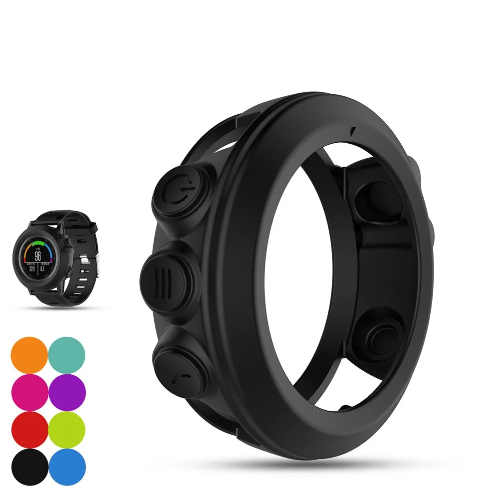 

Мягкий Силиконовый противоударный чехол eiEuuk, защитный чехол, чехол для Garmin Fenix 3/3 HR