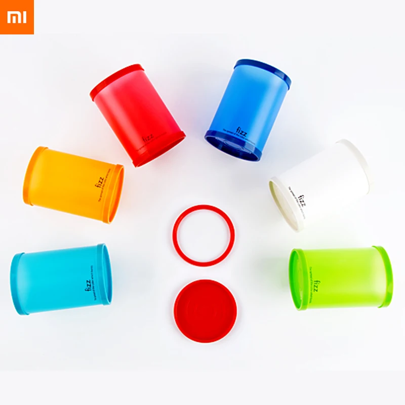 xiaomi YOUPIN fizz креативный контейнер для хранения ручки съемная пластиковая простая ручка держатель 6 цветов для студентов офиса