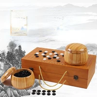 chinese go wooden hand made travel gobang gift portable stain resistant with box juegos de mesa para familia puzzle games zy50cg