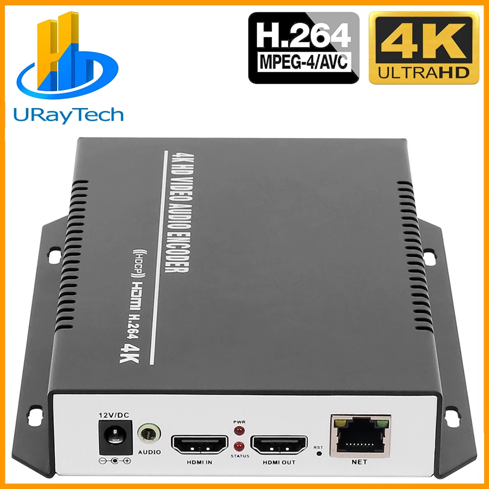 Кодировщик UHD 4K IPTV HDMI RTSP HD H.264 UDP мультикодировщик H264 для сервера Wowza Youtube Facebook