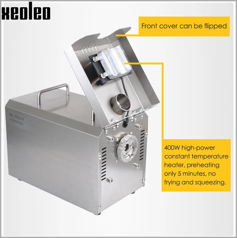 Машина для прессования масла XEOLEO Для Экстракции Масла коммерческая прижимная