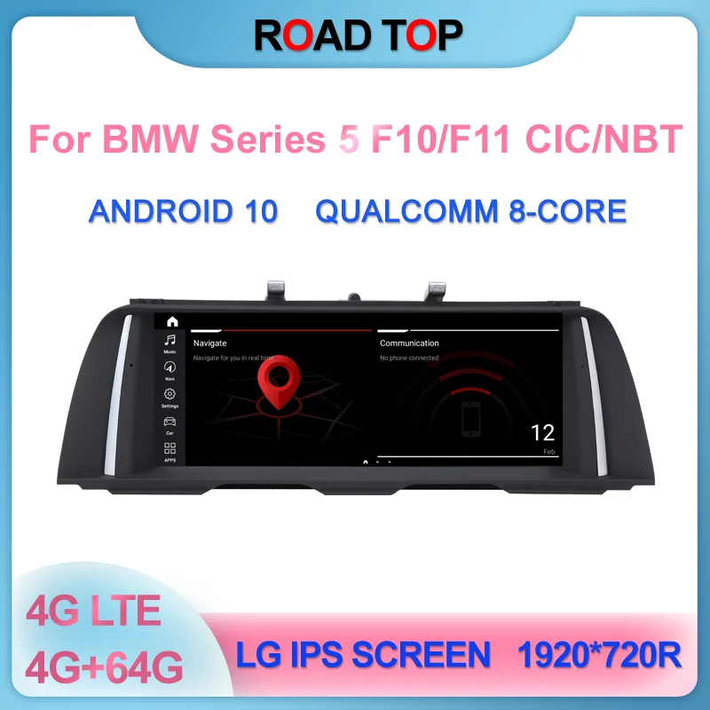10 25 &quotAndroid сенсорный экран для BMW серии 5 F10 F11 CIC NBT 2011 2017 с мультимедийным