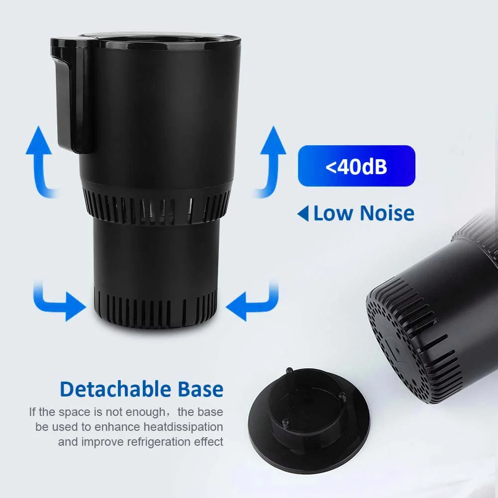 12 В портативная круглая и нагревательная Автомобильная чашка