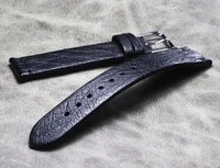 handmade watch strap ostrich skin men women genuine leather soft watchband casual belt quality bracelet 18mm 19mm 20mm 21mm 22mm
