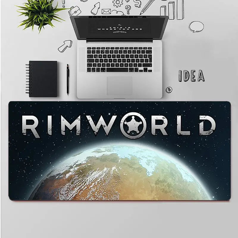 Maiya высококачественный силиконовый большой маленький коврик для мыши RimWorld