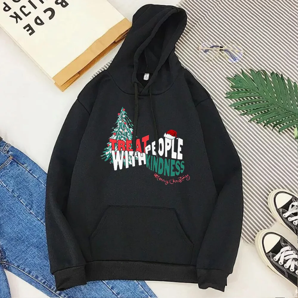 

Treat People with Kindness Sweatshirt Women Vintage Fashion Be Kind Winter Clothes Women 2021 Christmas Tpwk Sweatshirts