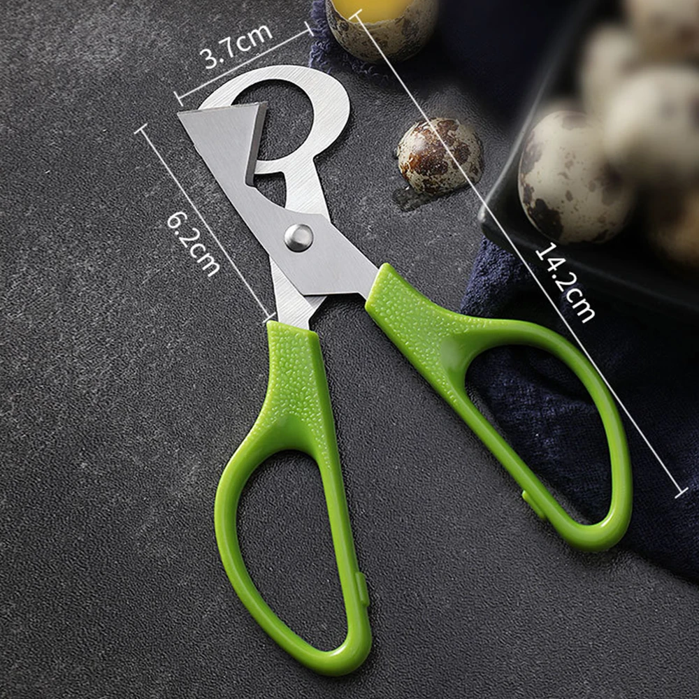 

1PC Household Quail Egg Eggshell Scissors Stainless Steel Cigar Cutter Stainless Steel Corkscrew Kitchen Tool