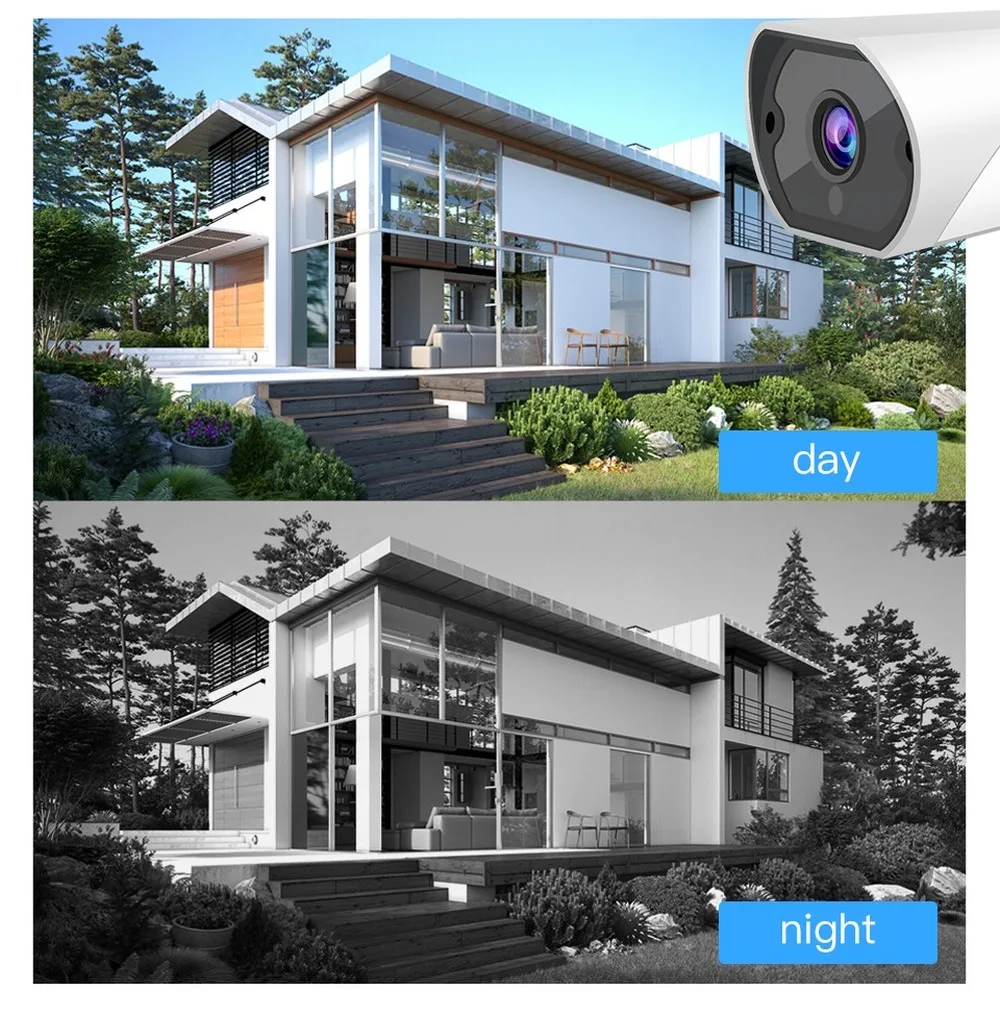 Уличная IP камера Vstarcam 2 МП 1080P HD беспроводная Wi Fi ночного видения с датчиком