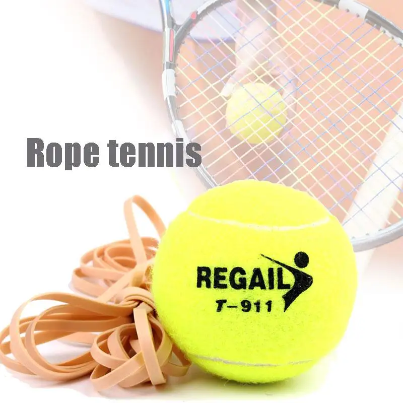 

Training Trainer Tennis Ball with String Rope Outdoor Practice Adults Exercise