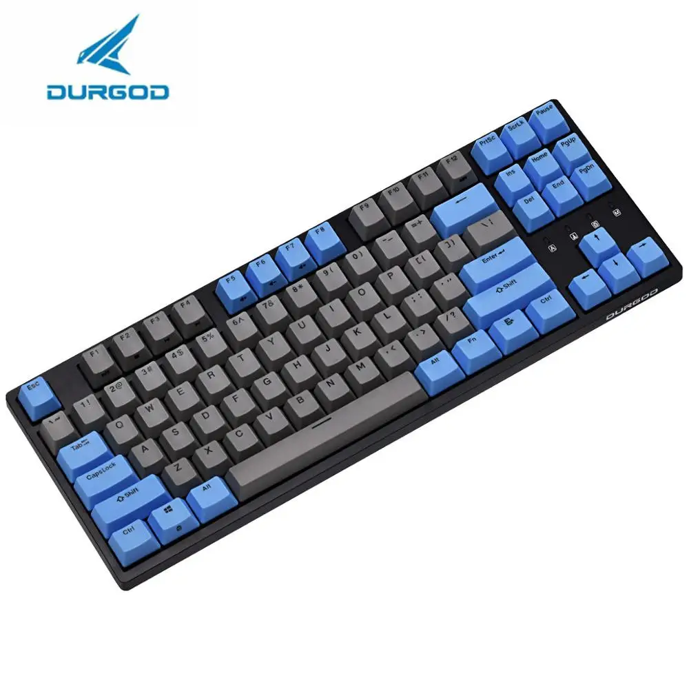 Игровая механическая клавиатура Durgod taurus k320 с 87 клавишами проводная pbt usb type c